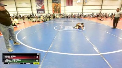 100 lbs Rd# 4- 2:00pm Friday Final Pool - Noah Soto, Cali Red vs Logan Hartzell, Maryland GOLD