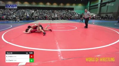 132 lbs Round Of 64 - Kaiden Irwin, Sparks vs Dominick Clark, CORE Wrestling