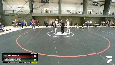 138 lbs Cons. Round 4 - Cooper Ellison, Ohio vs Brenden Holstad, Mat Demon Wrestling Club