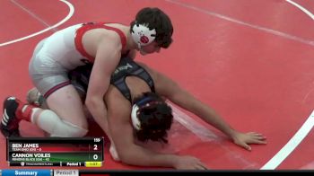 159 lbs Round 3 (8 Team) - Ben James, Team Ohio (OH) vs Cannon Voiles, Minions Black (GA)