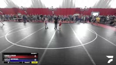 60 lbs Round 1 - Piper Loker, Wisconsin vs Kayle Georgel, Waupaca