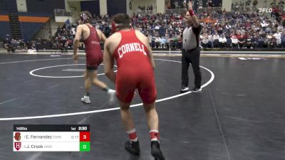 149 lbs Final - Ethan Fernandez, Cornell vs Jack Crook, Harvard