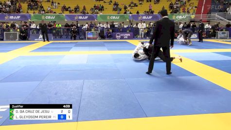 DANIEL DA CRUZ DE JESUS vs LUCAS GLEYDSOM PEREIRA GONÇALVES 2024 Brasileiro Jiu-Jitsu IBJJF