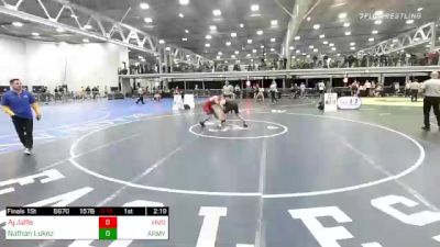 157 lbs Rr Rnd 1 - Aj Jaffe, Hvd vs Nathan Lukez, Army