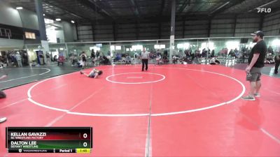 90 lbs Champ. Round 2 - Dalton Lee, Defiant Wrestling vs Kellan Gavazzi, NC Wrestling Factory