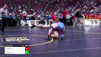 285 lbs Round Of 16 - Jack Peters, Selinsgrove vs Shepherd Turk, Thomas Jefferson