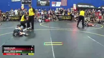 56 lbs Round 3 (4 Team) - Mason Allen, Team Gotcha vs Brody Verch-Brown, Untouchables Black