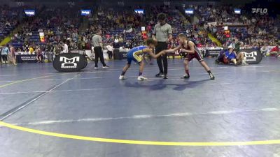 74 lbs Round Of 32 - Wyatt Cline, Mifflin County vs Colby Nesbitt, Crawford Central