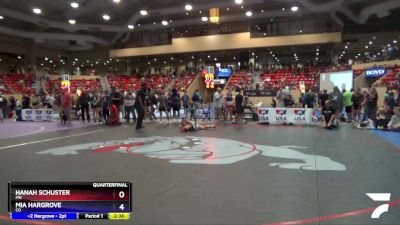 117 lbs Quarterfinal - Hanah Schuster, MN vs Mia Hargrove, CO