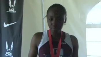 Rebecca Neville Jr Hep champ USA Junior Outdoor Championships