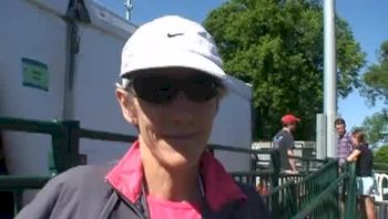 Joan Benoit Samuelson at the USA Outdoor Championships