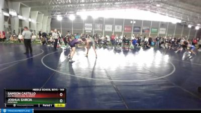 149 lbs Cons. Semi - Joshua Garcia, Montana vs Samson Castillo, All In Wrestling Academy