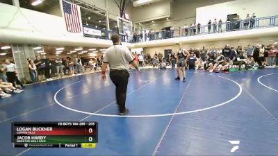 205 lbs Cons. Round 2 - Logan Buckner, Copper Hills vs Jacob Hardy, Riverton Wolf Pack