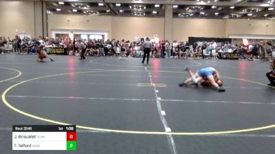 109 lbs Round Of 16 - Jace Briquelet, Team H20s vs Tanner Telford, Sanderson Wr Acd