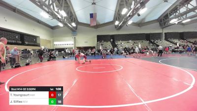 131 lbs Rr Rnd 2 - Tyler Youngcourt, Mat Assassins Red vs Jack Silfies, Revival Green