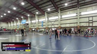 89 lbs Semifinal - Mason Wright, Idaho vs Gunnar Wilson, Oregon