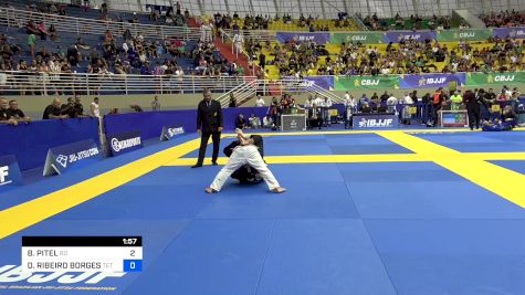 BERNARDO PITEL vs DANIEL RIBEIRO BORGES 2024 Brasileiro Jiu-Jitsu IBJJF