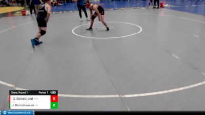 161-170 lbs Cons. Round 1 - Owen Stokebrand, Amherst vs Justin Bernshausen, FoxFit Wrestling