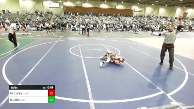 58 lbs Consi Of 8 #1 - Mason Lucey, Damonte Ranch WC vs Bryan Odle, Greenwave YW