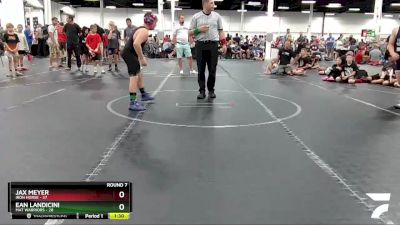 130 lbs Round 7 (8 Team) - Jax Meyer, Iron Horse vs Ean Landicini, Mat Warriors