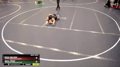 83 lbs Cons. Round 5 - Kole Nelson, Summit Wrestling Academy vs Beau Dehn, Zimmerman Wrestling Club