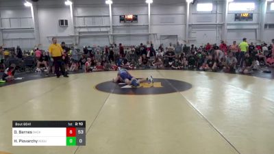 110 lbs Pools - Drew Barnes, Backyard Brawlers vs Hayden Piovarchy, Rogue W.C. (OH)