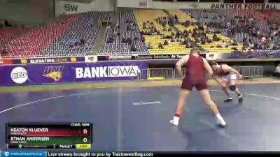 285 lbs Cons. Semi - Ethan Andersen, Iowa State vs Keaton Kluever, Minnesota