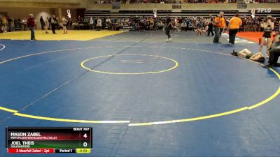 85 lbs Semifinal - Joel Theis, Holdingford vs Mason Zabel, PEM (Plainview/Elgin/Millville)