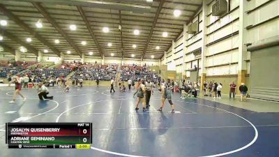 190 lbs Champ. Round 3 - Adriane Geminiano, Canyon View vs Josalyn Quisenberry, Farmington