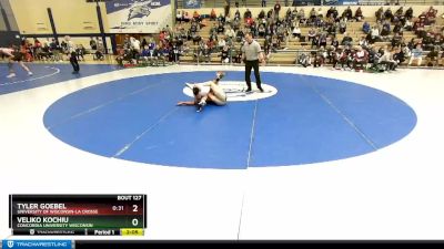 149 lbs Quarterfinal - Veliko Kochiu, Concordia University Wisconsin vs Tyler Goebel, University Of Wisconsin-La Crosse