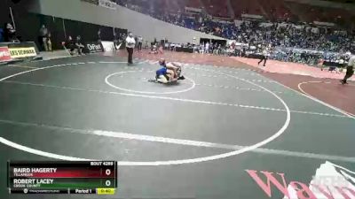 4A-132 lbs Cons. Round 3 - Baird Hagerty, Tillamook vs Robert Lacey, Crook County