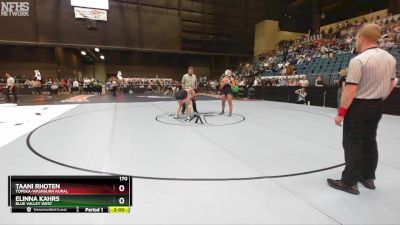 170 lbs Quarterfinal - TaAni Rhoten, Topeka-Washburn Rural vs Elinna Kahrs, Blue Valley West