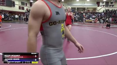 16U-9 lbs Round 1 - McCoy McIlravy, Waverly Area Wrestling Club vs Jackson Adams, LMWC