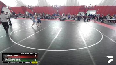 160 lbs Cons. Round 4 - Winston Reichle, Askren Wrestling Academy vs Konnor Tubin, Askren Wrestling Academy