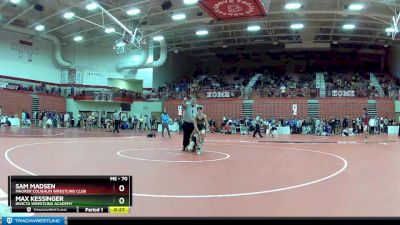 70 lbs Cons. Round 2 - Sam Madsen, Maurer Coughlin Wrestling Club vs Max Kessinger, Invicta Wrestling Academy