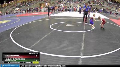 45 lbs Cons. Round 2 - Duke Chappell, Rock Of Redmond Wrestling vs Landon Sutherland, Lebanon Mat Club