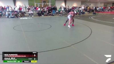 184 lbs Prelim - Nick Funovits, Washington And Jefferson College vs Khalil Belk, Greensboro College