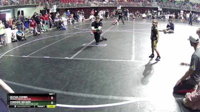 45-48 lbs Semifinal - Olyvia Combs, Fremont Wrestling Club vs Corinne Becker, League Of Heroes Wrestling Club