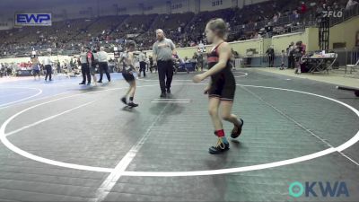 62 lbs Semifinal - Hanna Lollis, Sperry Wrestling Club vs Alicen Quillin, Chickasha Youth Wrestling