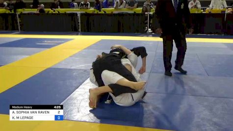 ANA SOPHIA VAN RAVENSWAAY vs KENDRA M LEPAGE 2024 Pan Jiu Jitsu IBJJF Championship