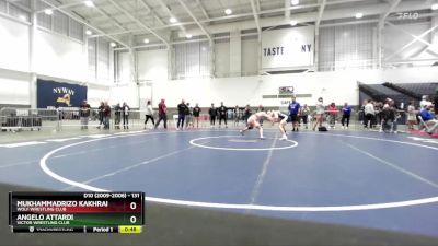 131 lbs Cons. Round 7 - Angelo Attardi, Victor Wrestling Club vs Mukhammadrizo Kakhramonov, Wolf Wrestling Club