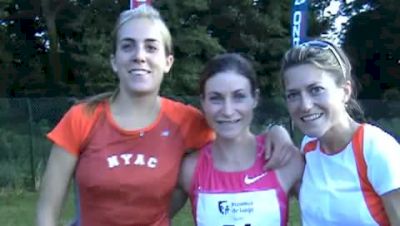 Julie Culley, Renee Metevier-Baillie, Rebecca Donaghue 5k Liege