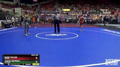 4A 113 lbs Cons. Round 3 - Gage Taylor, Abilene vs Koehn Dietrich, Mulvane