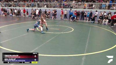 114 lbs Round 1 - Trestin Houck, Lions Den Wrestling Club vs Ben Dunlap, Avalanche Wrestling Association