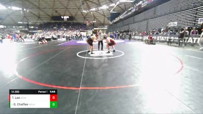 1A 285 lbs Champ. Round 1 - Gavin Chaffee, Medical Lake vs Trtl Lee, Seattle Academy