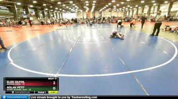 88 lbs Rd# 8- 12:30pm Saturday Final Pool - Nolan Petit, NCWAY National Team vs Elise Gilfoil, Nauman Green
