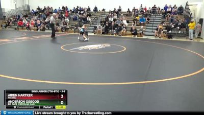 J-1 lbs Quarterfinal - Anderson Osgood, Big Game Wrestling Club vs Aiden Nartker, Pack732