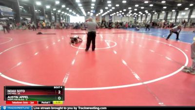 100 lbs Rd# 2 10:30am Friday - Noah Soto, Cali Red vs Austin Appel, Maryland BLACK