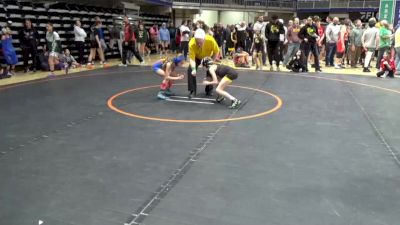 60 lbs 3rd Place - Ireland Parnell, Quaker Valley vs Sunny James, Mount Pleasant