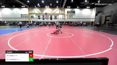 184B lbs Rr Rnd 1 - Nathan Haas, Nebraska vs Dylan Fishback, NC State